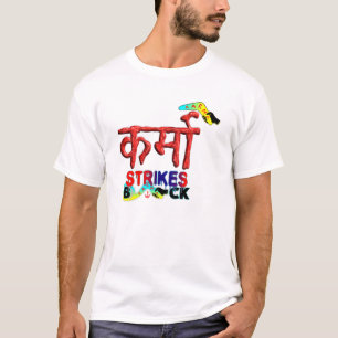 Karma Riposte, T-Shirt à Typographie Gras