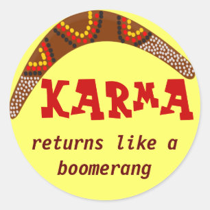 Karma sticker