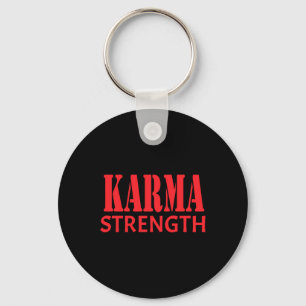 Karma Strength Sticker Keychain