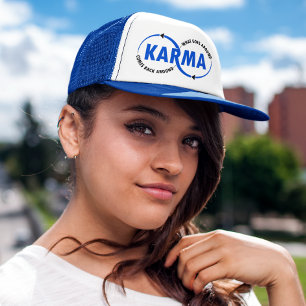 Karma - What Goes Around Comes Back Around (v2) Trucker Hat