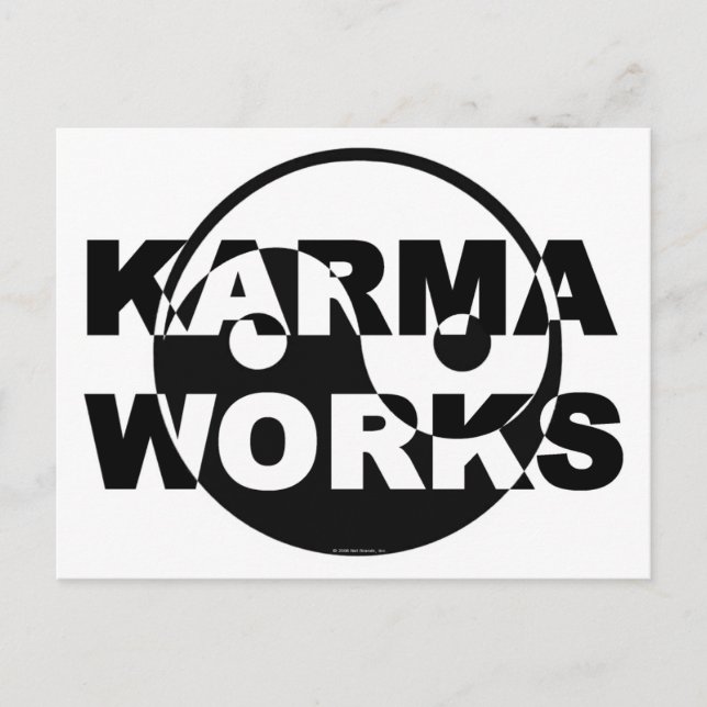 Karma Works Postcard (Front)