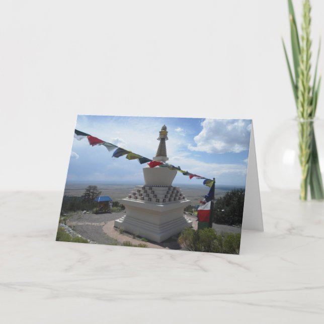 Karmapa Stupa in Crestone Card (Front)