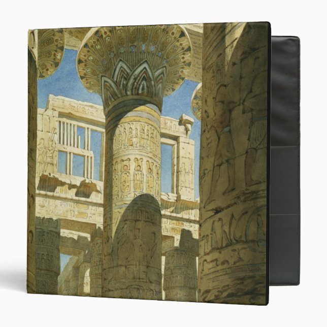 Karnak, c.1866 (w/c on paper) binder (Front/Inside)