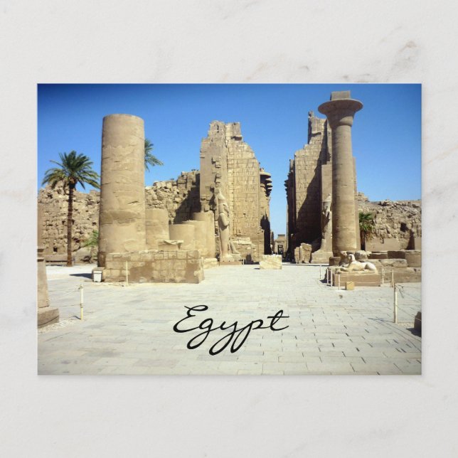 karnak complex postcard (Front)