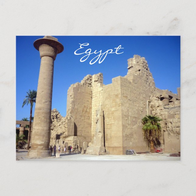 karnak walls postcard (Front)