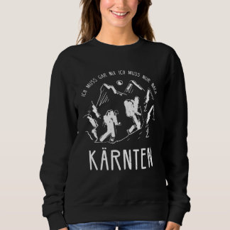 Kärnten I Austrian Millstätter Lake Motif for Cari Sweatshirt