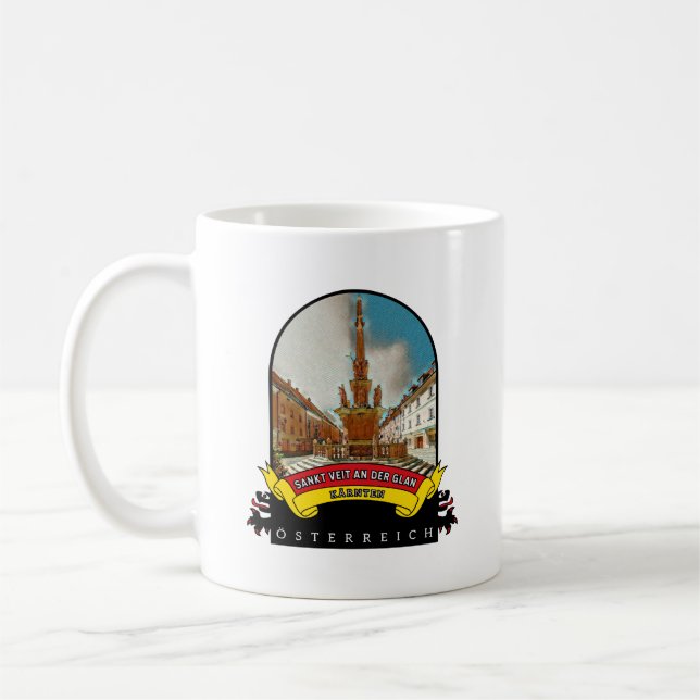 Kärnten Sankt Veit An Der Glan Austria Coffee Mug (Left)