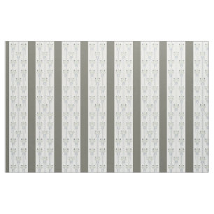 Karo flowers and curls pattern fabric