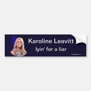 karoline leavitt bumper sticker