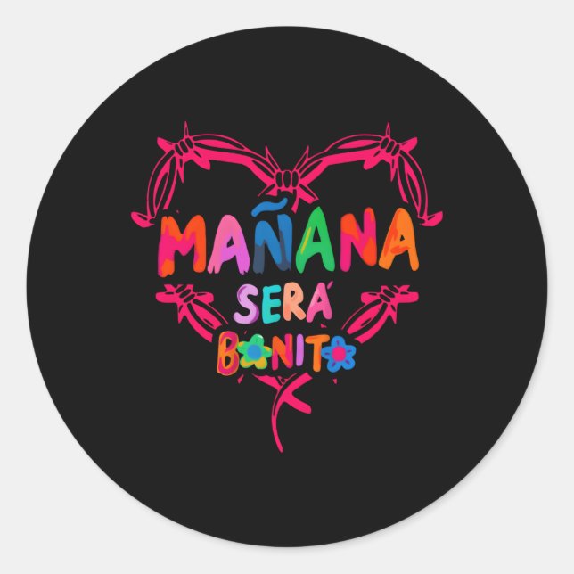 Karols Ana G Sera Bonitos Classic Round Sticker (Front)