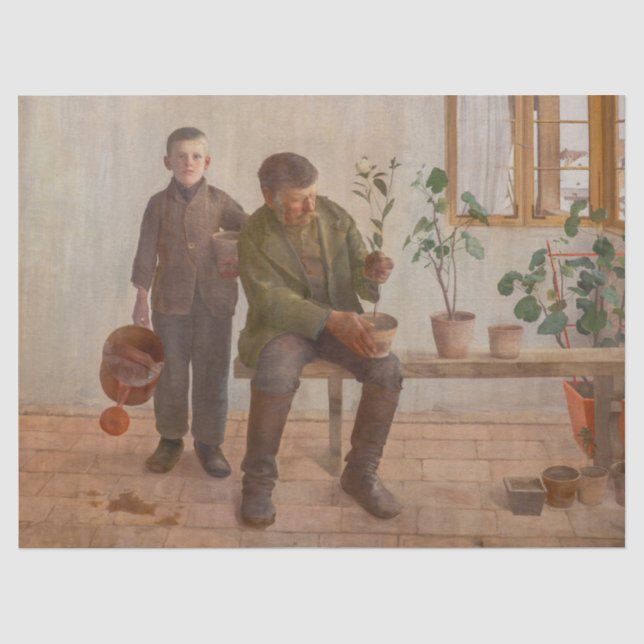 Károly Ferenczy - Gardeners Tissue Paper (Front)