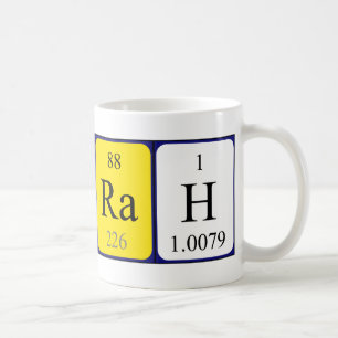 Karrah tasse de nom de table périodique