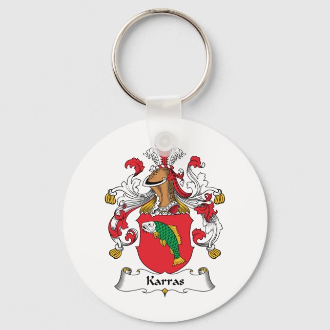 Karras Family Crest Keychain (Front)
