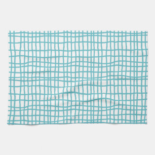 Karriert Freihand Kitchen Towel