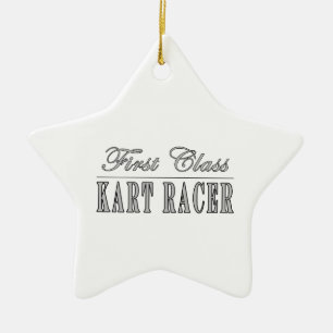 Kart Racing  Kart Racers : First Class Kart Racer Ceramic Ornament