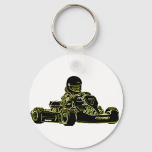 Kart Racing Keychain