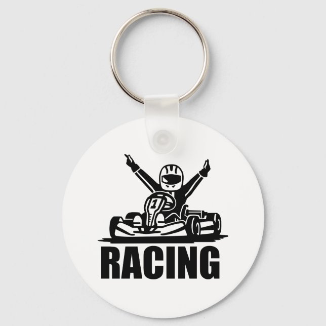 Kart racing keychain (Front)