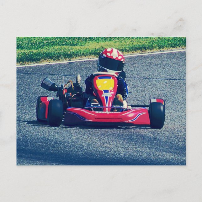 Kart Racing Postcard (Front)
