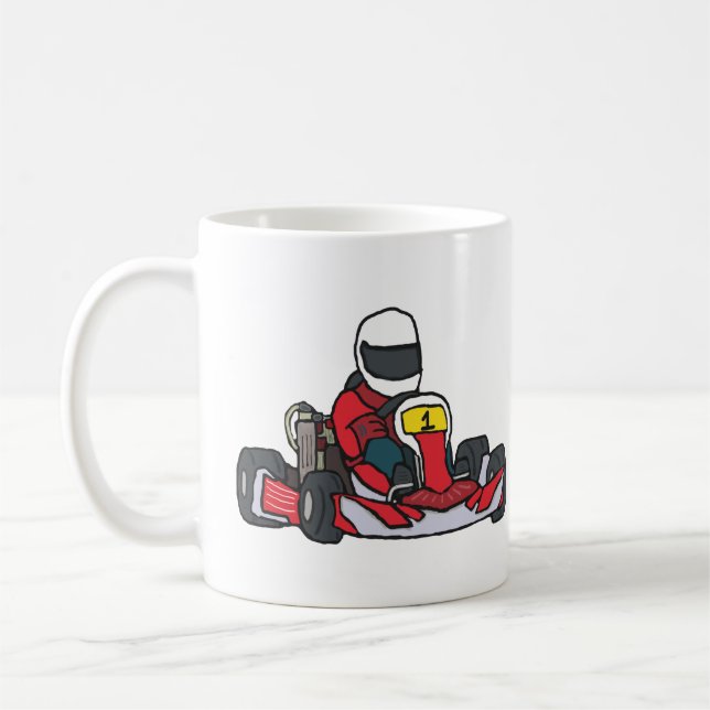 Karting Coffee Mug (Left)