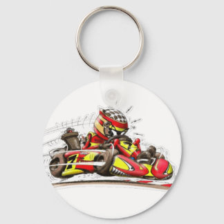 Karting Key Door Keychain