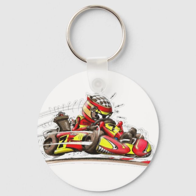 Karting Key Door Keychain (Front)