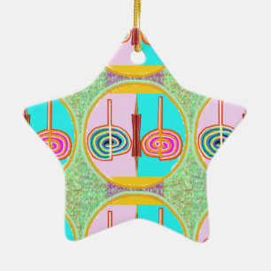 KARUNA Reiki : Kreeya Infinite Balancing Symbol Ceramic Ornament