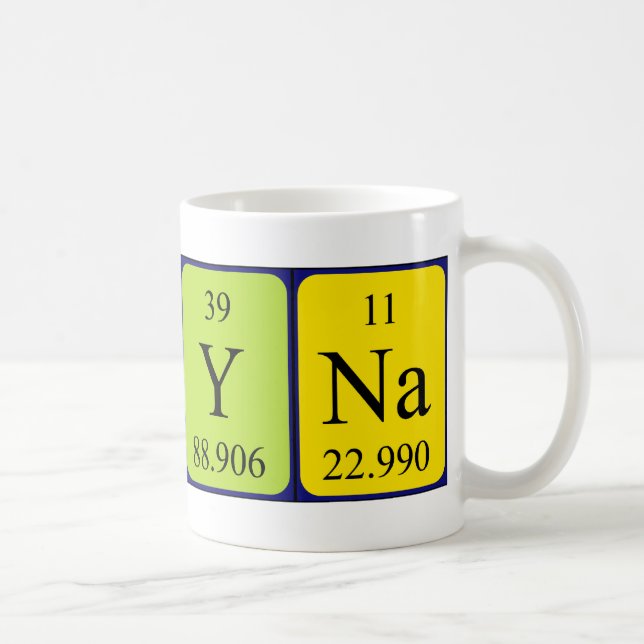 Karyna periodic table name mug (Right)