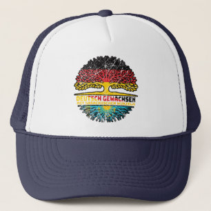 Kasachstan Kasachisch Deutsch Deutschland Baum Trucker Hat