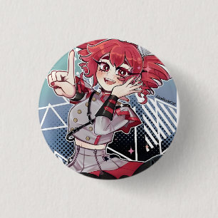 Kasane Teto 1 Inch Round Button