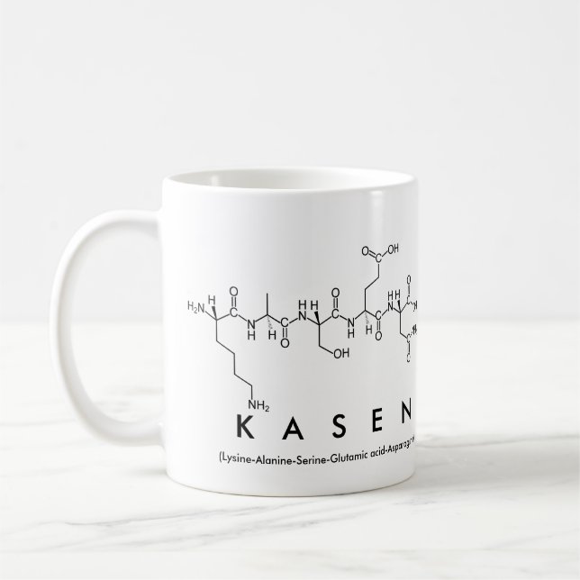 Kasen peptide name mug (Left)
