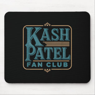 Kash Patel Fan Club Vintage Logo President Trump Mouse Pad