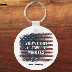 Kash Patel "You've Got Two Minutes" Interview Quot Keychain