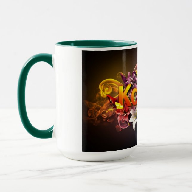 KASHIF" 3D Colours Print Mug (Left)