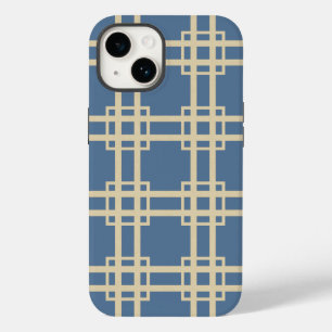 Kashmir Blue Spice Moods Lattice Case-Mate iPhone 14 Case