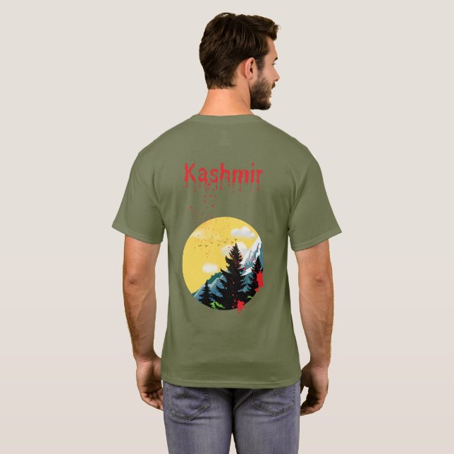 Kashmir new t-shirt design  (Back Full)