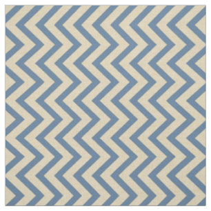 Kashmire Blue Spice Moods Chevrons Fabric