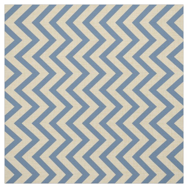 Kashmire Blue Spice Moods Chevrons Fabric (Swatch)