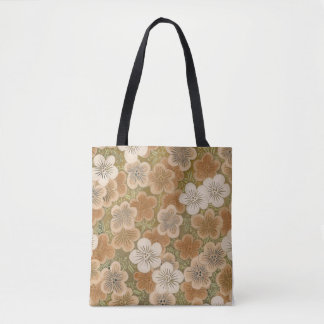 Kasho Sansui Japanese Vintage Pattern Tote Bag | M