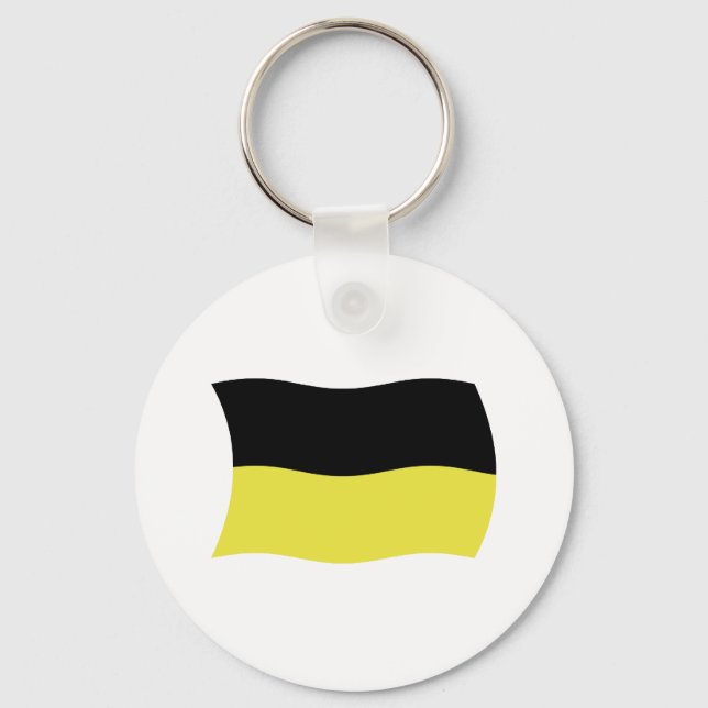 Kashubians Flag Keychain (Front)