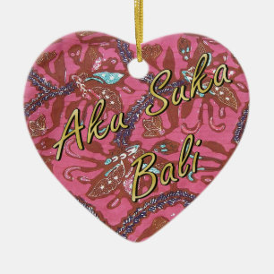 Kasia Batik Ceramic Ornament