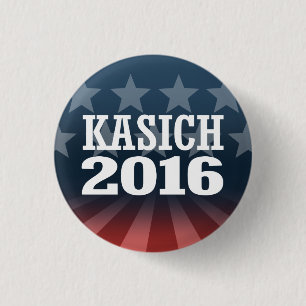 KASICH 2016 1 INCH ROUND BUTTON