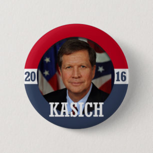 Kasich 2016 Logo 2 Inch Round Button