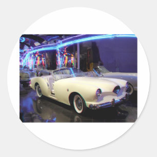 Kasier_Darrin  1953 Kaiser Darrin Classic Round Sticker