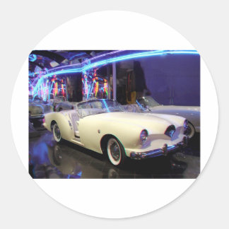 Kasier_Darrin  1953 Kaiser Darrin Classic Round Sticker