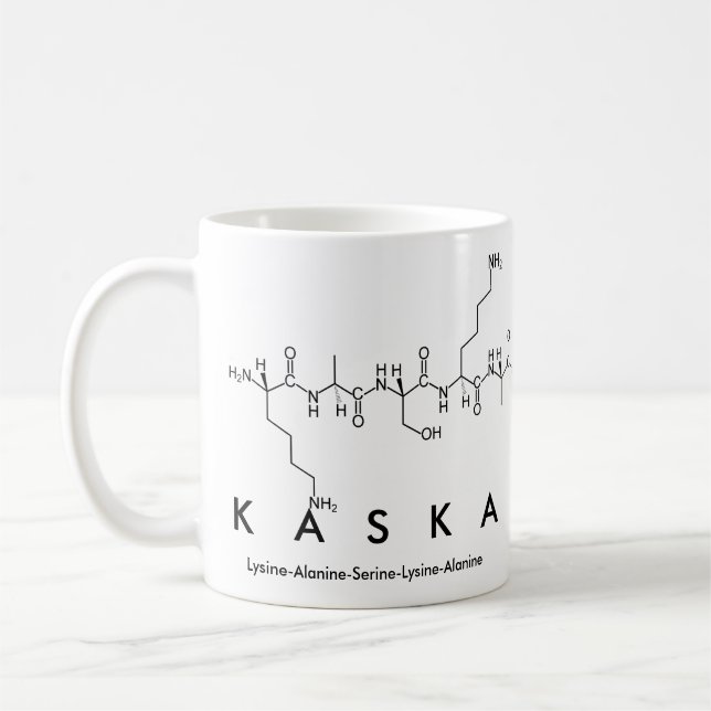 Kaska peptide name mug (Left)
