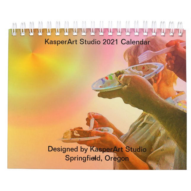 KasperArt Studio 2021 Calendar (Back)
