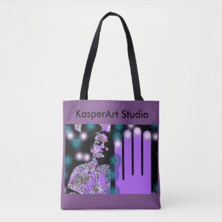 KasperKlothes All-Over-Print Tote Bag, Medium