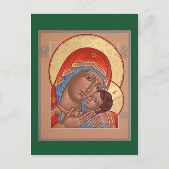 Kasperov Mother of God Prayer Card (Front)