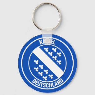 Kassel Round Emblem Keychain