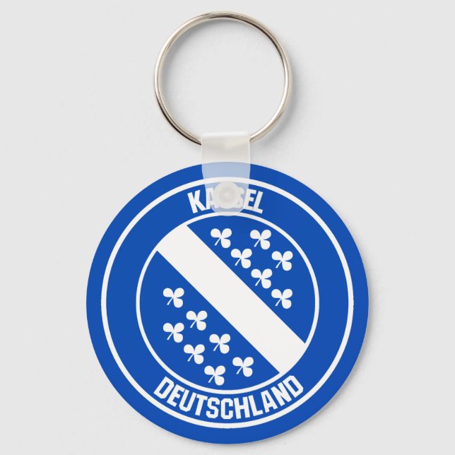 Kassel Round Emblem Keychain (Front)
